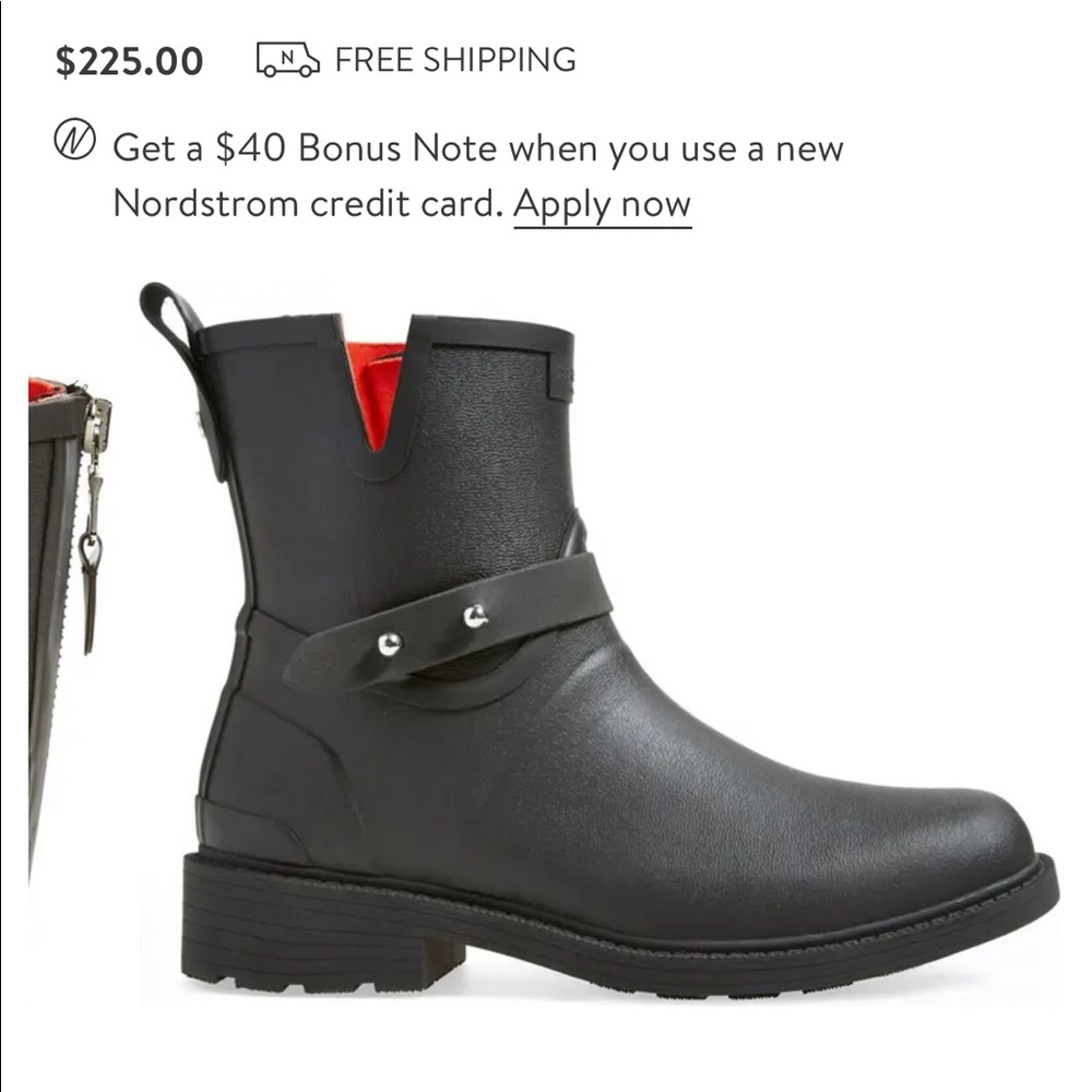Rag and Bone Moto Rain Boot